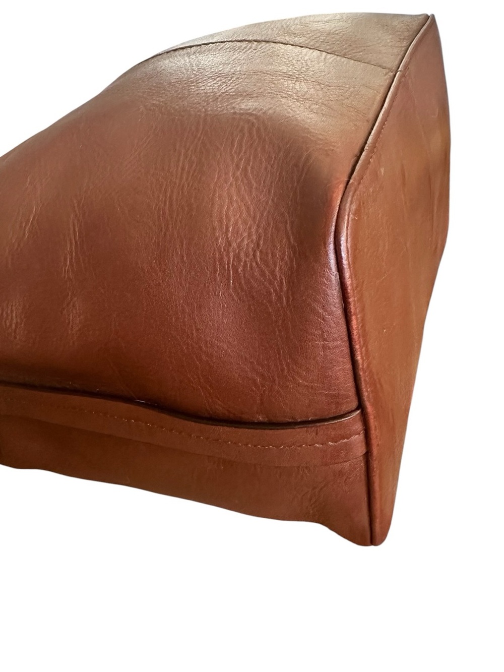 Radley London Cognac Leather Crossbody Bag Brown Bucket Purse - Picture 8 of 8